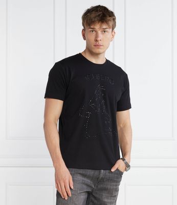 Iceberg - T-shirt męski ze sklepu: Gomez Fashion Store w kategorii: T-shirty męskie - zdjęcie 874714-BD9-10338_II235M000028900