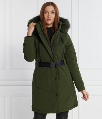 Parka damska Michael Kors ze sklepu: Gomez Fashion Store w kategorii: Parki damskie - zdjęcie 874714-BD9-10338_MK235W000006329