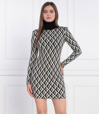 Elisabetta Franchi - Sukienka casual na jesień ze sklepu: Gomez Fashion Store w kategorii: Sukienki - zdjęcie 874714-BD9-10338_EF234W000023585