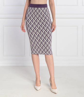 Elisabetta Franchi - Spódnica wiosenna casual ze sklepu: Gomez Fashion Store w kategorii: Spódnice - zdjęcie 874714-BD9-10338_EF234W000039621