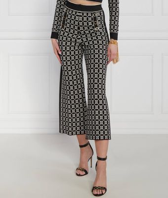Spodnie damskie wiosenne Elisabetta Franchi ze sklepu: Gomez Fashion Store w kategorii: Spodnie damskie - zdjęcie 874714-BD9-10338_EF234W000042585