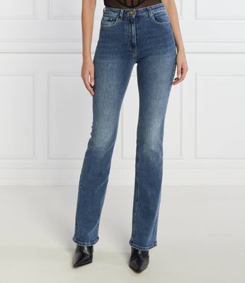 Jeansy damskie w miejskim stylu na wiosnę Elisabetta Franchi ze sklepu: Gomez Fashion Store w kategorii: Jeansy damskie - zdjęcie 874714-BD9-10338_EF234W000080590