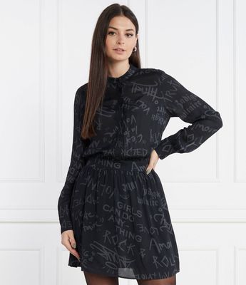 Sukienka jesienna trapezowa Zadig&Voltaire ze sklepu: Gomez Fashion Store w kategorii: Sukienki - zdjęcie 874714-BD9-10338_ZV235W000015007