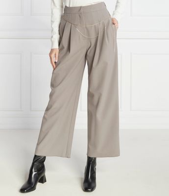Marella - Spodnie damskie na wiosnę ze sklepu: Gomez Fashion Store w kategorii: Spodnie damskie - zdjęcie 874714-BD9-10338_MA235W000034003