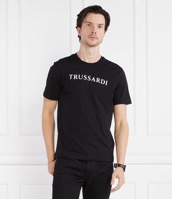 T-shirt męski na wiosnę Trussardi ze sklepu: Gomez Fashion Store w kategorii: T-shirty męskie - zdjęcie 874714-BD9-10338_TJ235M000020298