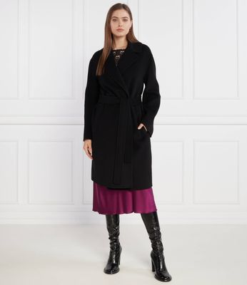 Płaszcz damski casual Pinko ze sklepu: Gomez Fashion Store w kategorii: Płaszcze damskie - zdjęcie 874714-BD9-10338_PI234W000055099
