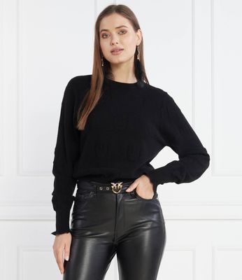 Sweter damski Pinko ze sklepu: Gomez Fashion Store w kategorii: Swetry damskie - zdjęcie 874714-BD9-10338_PI234W000061099