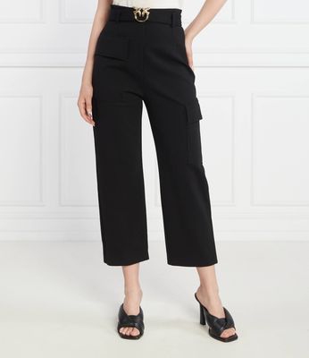 Spodnie damskie na jesień Pinko ze sklepu: Gomez Fashion Store w kategorii: Spodnie damskie - zdjęcie 874714-BD9-10338_PI234W000114099