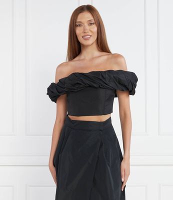 Bluzka damska casual na wiosnę Pinko ze sklepu: Gomez Fashion Store w kategorii: Bluzki damskie - zdjęcie 874714-BD9-10338_PI234W000176099