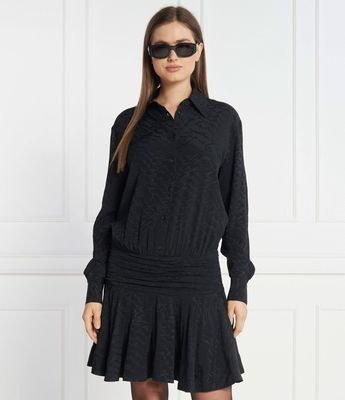 Pinko - Sukienka trapezowa ze sklepu: Gomez Fashion Store w kategorii: Sukienki - zdjęcie 874714-BD9-10338_PI235W000050099