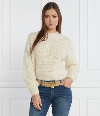 Sweter damski Pinko ze sklepu: Gomez Fashion Store w kategorii: Swetry damskie - zdjęcie 874714-BD9-10338_PI235W000061106