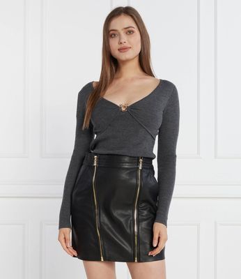 Sweter damski casual Pinko ze sklepu: Gomez Fashion Store w kategorii: Swetry damskie - zdjęcie 874714-BD9-10338_PI235W000066990