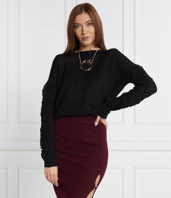 Pinko - Sweter damski na zimę ze sklepu: Gomez Fashion Store w kategorii: Swetry damskie - zdjęcie 874714-BD9-10338_PI235W000070099