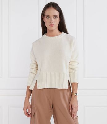 Sweter damski casual Pinko ze sklepu: Gomez Fashion Store w kategorii: Swetry damskie - zdjęcie 874714-BD9-10338_PI235W000078314