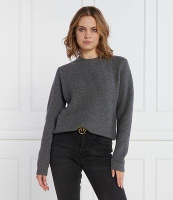 Sweter damski casual Pinko ze sklepu: Gomez Fashion Store w kategorii: Swetry damskie - zdjęcie 874714-BD9-10338_PI235W000079012