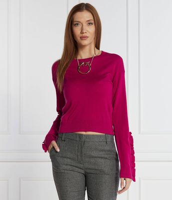 Sweter damski Pinko ze sklepu: Gomez Fashion Store w kategorii: Swetry damskie - zdjęcie 874714-BD9-10338_PI235W000086A12