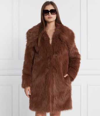 Pinko - Futro damskie casualowe ze sklepu: Gomez Fashion Store w kategorii: Futra damskie - zdjęcie 874714-BD9-10338_PI235W000094428