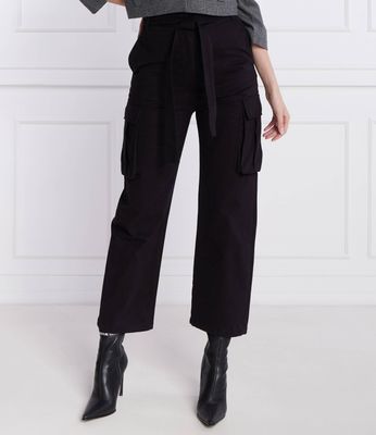 Spodnie damskie retro Pinko ze sklepu: Gomez Fashion Store w kategorii: Spodnie damskie - zdjęcie 874714-BD9-10338_PI235W000131099