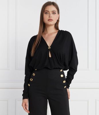 Bluzka damska jesienna Pinko ze sklepu: Gomez Fashion Store w kategorii: Bluzki damskie - zdjęcie 874714-BD9-10338_PI235W000142099