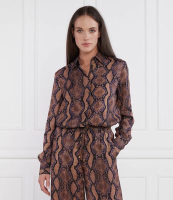 Pinko - Koszula damska casualowa ze sklepu: Gomez Fashion Store w kategorii: Koszule damskie - zdjęcie 874714-BD9-10338_PI235W000146A51