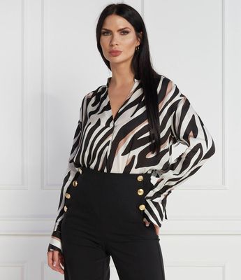 Pinko - Koszula damska casual ze sklepu: Gomez Fashion Store w kategorii: Koszule damskie - zdjęcie 874714-BD9-10338_PI235W000147424