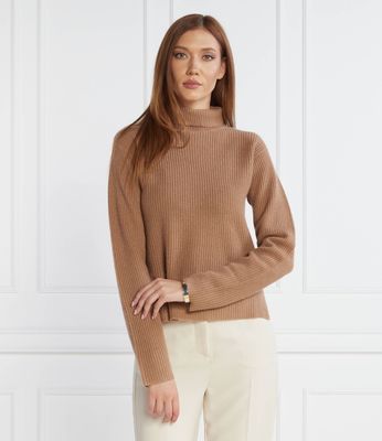 Marella SPORT - Sweter damski zimowy casual ze sklepu: Gomez Fashion Store w kategorii: Swetry damskie - zdjęcie 874714-BD9-10338_MR234W000012002