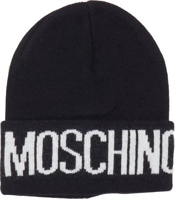 Moschino - Czapka zimowa damska ze sklepu: Gomez Fashion Store w kategorii: Czapki zimowe damskie - zdjęcie 874714-BD9-10338_MO235W000023116