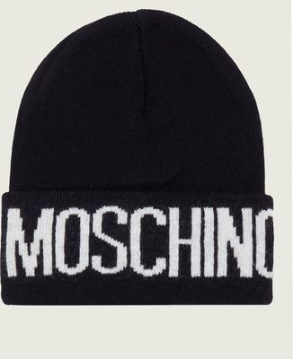 Moschino - Czapka zimowa damska ze sklepu: Gomez Fashion Store w kategorii: Czapki zimowe damskie - zdjęcie 874714-BD9-10338_MO235W000023116