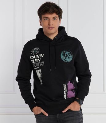 Bluza męska młodzieżowa zimowa Calvin Klein Jeans ze sklepu: Gomez Fashion Store w kategorii: Bluzy męskie - zdjęcie 874714-BD9-10338_CJ235M000020A81