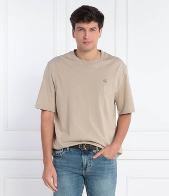 Calvin Klein Jeans - T-shirt męski casual ze sklepu: Gomez Fashion Store w kategorii: T-shirty męskie - zdjęcie 874714-BD9-10338_CJ235M000037303