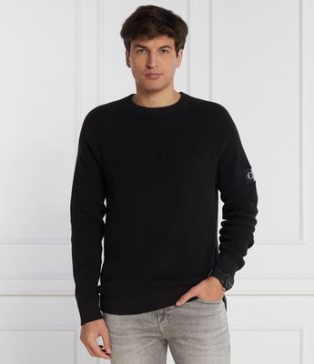 Sweter męski Calvin Klein Jeans ze sklepu: Gomez Fashion Store w kategorii: Swetry męskie - zdjęcie 874714-BD9-10338_CJ235M000098A81
