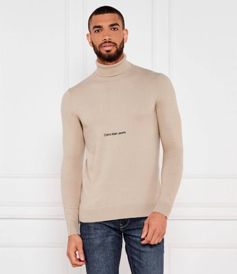 Sweter męski na wiosnę Calvin Klein Jeans ze sklepu: Gomez Fashion Store w kategorii: Swetry męskie - zdjęcie 874714-BD9-10338_CJ235M000099303