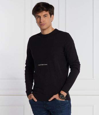Sweter męski Calvin Klein Jeans ze sklepu: Gomez Fashion Store w kategorii: Swetry męskie - zdjęcie 874714-BD9-10338_CJ235M000101A81