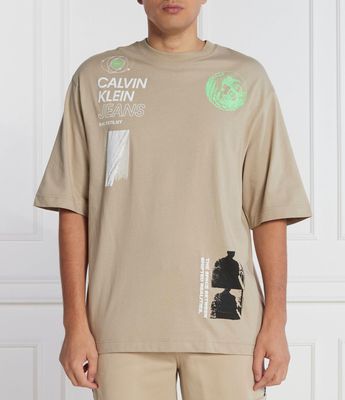 T-shirt męski młodzieżowy Calvin Klein Jeans ze sklepu: Gomez Fashion Store w kategorii: T-shirty męskie - zdjęcie 874714-BD9-10338_CJ235M000107303