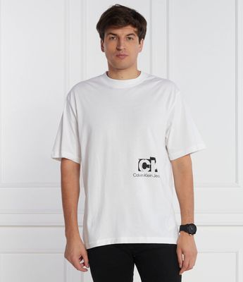 T-shirt męski w stylu młodzieżowym Calvin Klein Jeans ze sklepu: Gomez Fashion Store w kategorii: T-shirty męskie - zdjęcie 874714-BD9-10338_CJ235M000110210