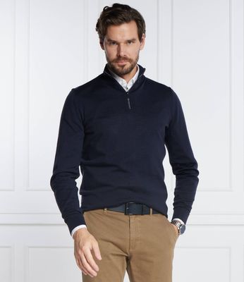 Sweter męski jesienny Calvin Klein ze sklepu: Gomez Fashion Store w kategorii: Swetry męskie - zdjęcie 874714-BD9-10338_CK235M000012B31
