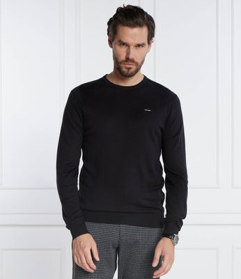 Sweter męski casual Calvin Klein ze sklepu: Gomez Fashion Store w kategorii: Swetry męskie - zdjęcie 874714-BD9-10338_CK235M000015A23