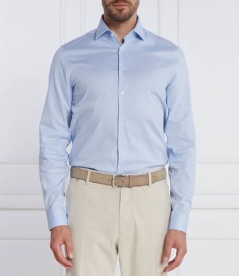 Koszula męska wiosenna elegancka Calvin Klein ze sklepu: Gomez Fashion Store w kategorii: Koszule męskie - zdjęcie 874714-BD9-10338_CK235M000122262