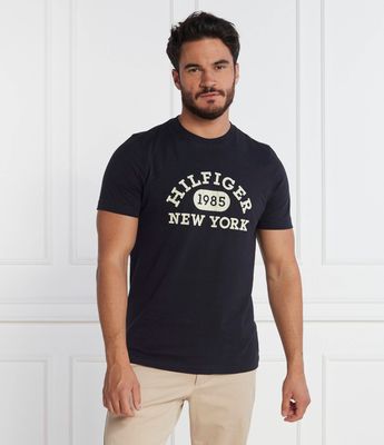 T-shirt męski na wiosnę Tommy Hilfiger ze sklepu: Gomez Fashion Store w kategorii: T-shirty męskie - zdjęcie 874714-BD9-10338_TH235M000173F23