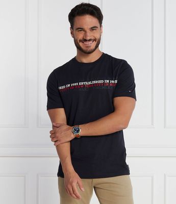 T-shirt męski młodzieżowy Tommy Hilfiger ze sklepu: Gomez Fashion Store w kategorii: T-shirty męskie - zdjęcie 874714-BD9-10338_TH235M000176F23
