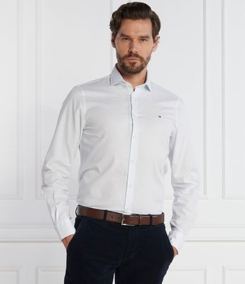 Koszula męska na wiosnę Tommy Hilfiger ze sklepu: Gomez Fashion Store w kategorii: Koszule męskie - zdjęcie 874714-BD9-10338_TH235M000154D11