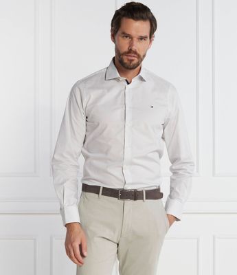 Koszula męska z klasycznym kołnierzykiem Tommy Hilfiger ze sklepu: Gomez Fashion Store w kategorii: Koszule męskie - zdjęcie 874714-BD9-10338_TH235M000215E08
