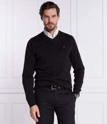 Sweter męski casual Tommy Hilfiger ze sklepu: Gomez Fashion Store w kategorii: Swetry męskie - zdjęcie 874714-BD9-10338_TH235M000163D12