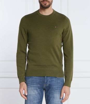 Sweter męski wiosenny na zimę Tommy Hilfiger ze sklepu: Gomez Fashion Store w kategorii: Swetry męskie - zdjęcie 874714-BD9-10338_TH235M000164L40