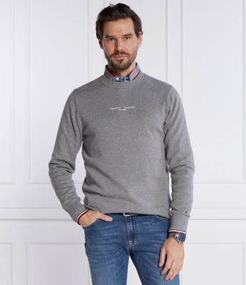 Sweter męski casualowy Tommy Hilfiger ze sklepu: Gomez Fashion Store w kategorii: Swetry męskie - zdjęcie 874714-BD9-10338_TH235M000228D63