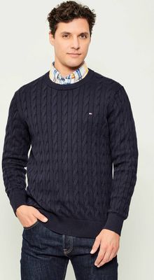 Sweter męski casual Tommy Hilfiger ze sklepu: Gomez Fashion Store w kategorii: Swetry męskie - zdjęcie 874714-BD9-10338_TH235M000165F23