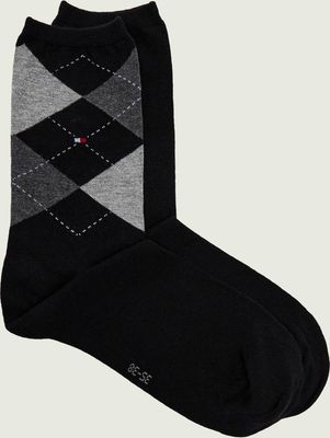 Tommy Hilfiger - Skarpetki damskie bez wzorów ze sklepu: Gomez Fashion Store w kategorii: Skarpetki damskie - zdjęcie 874714-BD9-10338_TH155W000282200
