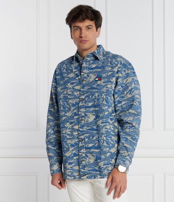Koszula męska z klasycznym kołnierzykiem casualowa Tommy Jeans ze sklepu: Gomez Fashion Store w kategorii: Koszule męskie - zdjęcie 874714-BD9-10338_TM235M000163E38
