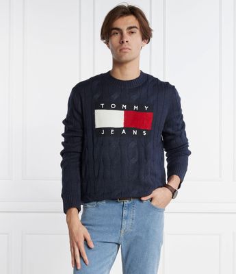 Sweter męski na zimę Tommy Jeans ze sklepu: Gomez Fashion Store w kategorii: Swetry męskie - zdjęcie 874714-BD9-10338_TM235M000177D92