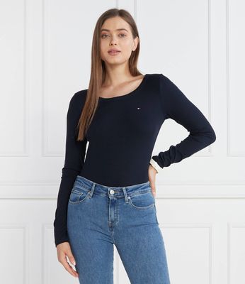 Bluzka damska jesienna Tommy Hilfiger ze sklepu: Gomez Fashion Store w kategorii: Bluzki damskie - zdjęcie 874714-BD9-10338_TH235W000012F23